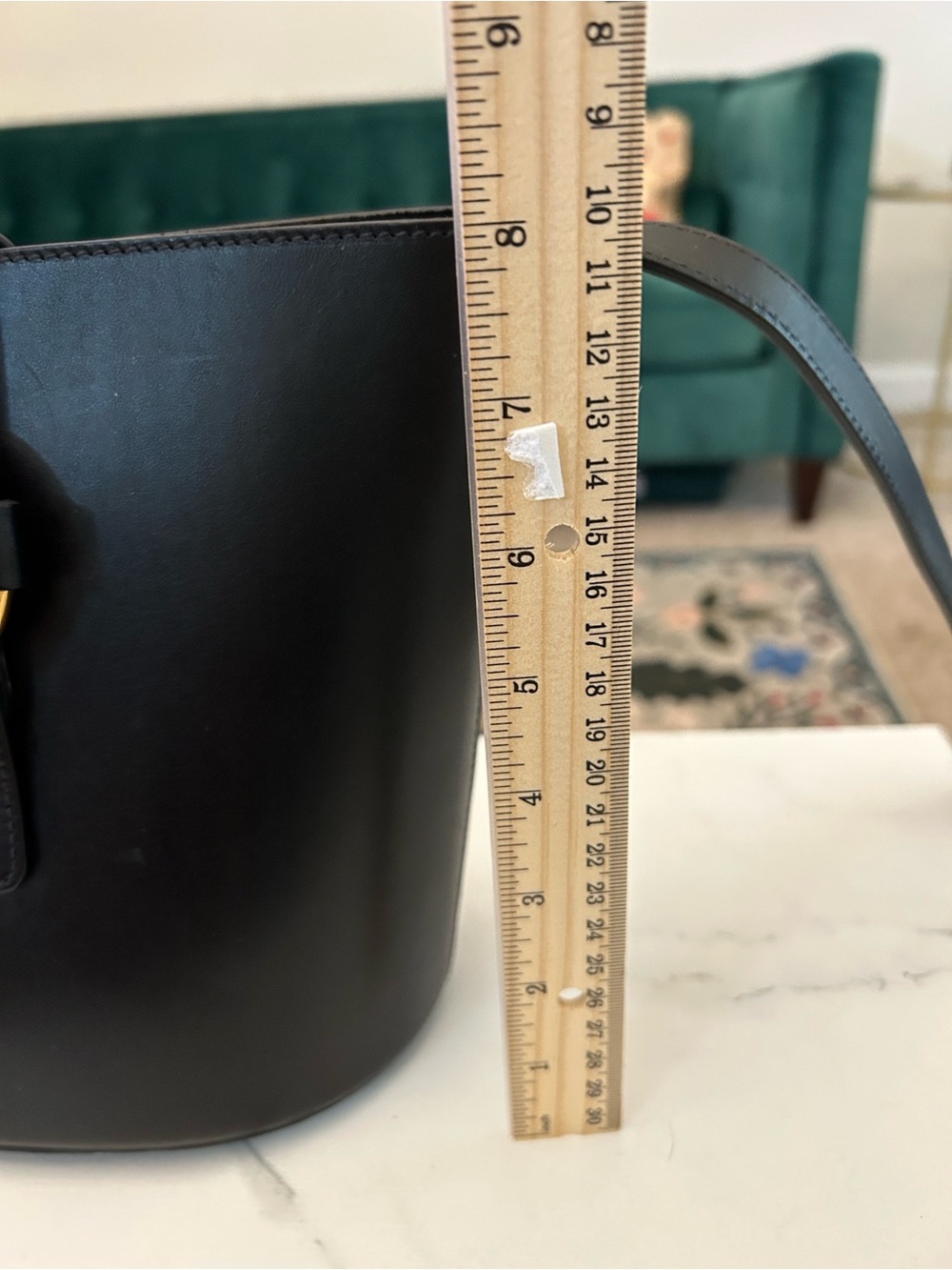 Il Bisonte Italian Leather Consuelo Women's bucket crossbody bag🖤EUC! - Picture 15 of 17